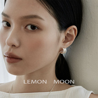 Cool and Sophisticated ins Minimalist Style Double-Layer C-Shaped Hoop Earrings for Women, Niche Design, Exquisite and Fashionable Mosquito Coil Ear Clips