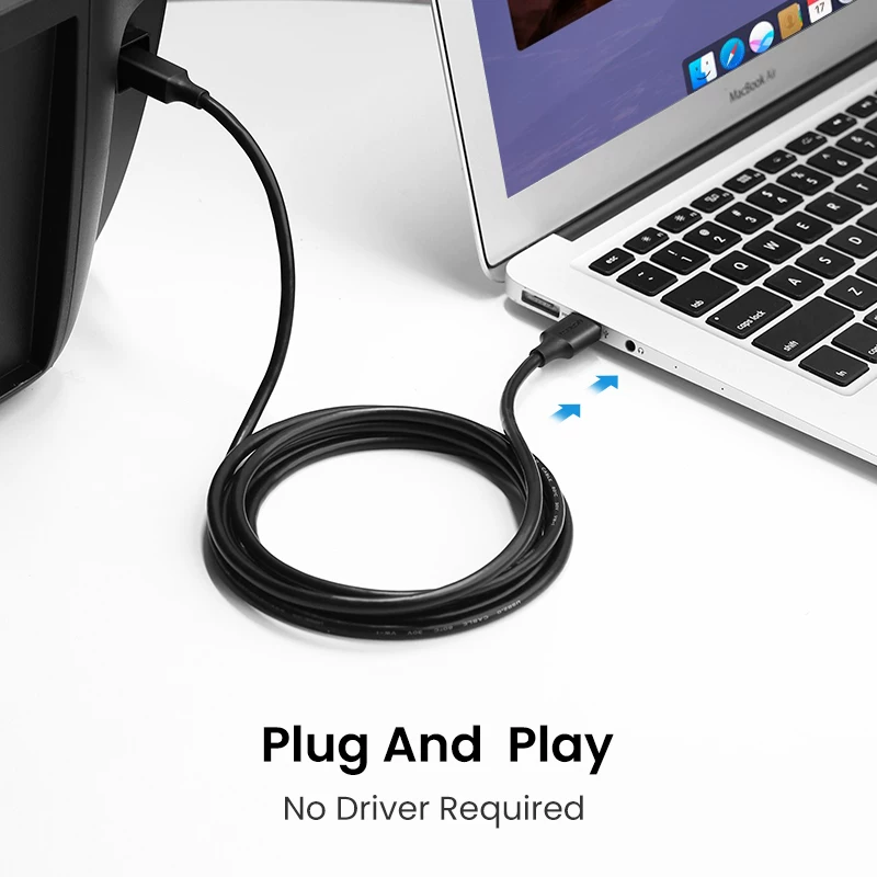 Кабель принтера USB типа B male к USB типа B male 2.0