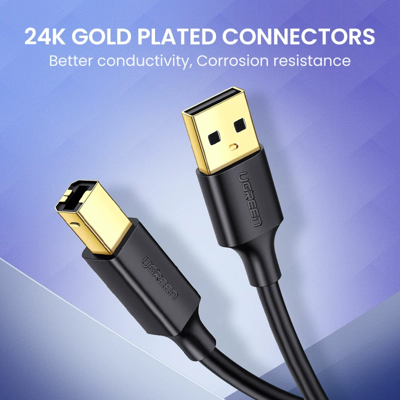 Кабель принтера USB типа B male к USB типа B male 2.0