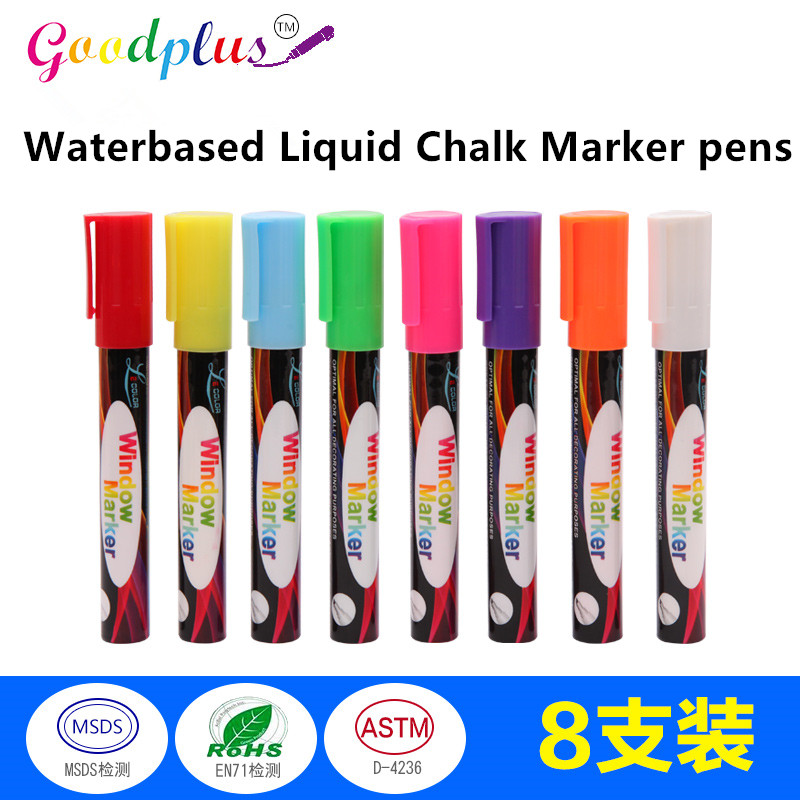 Liquid chalk marker pen for LED Writing board glass window