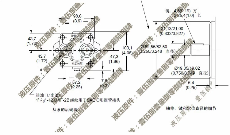 Bơm pít tông Vickers của Mỹ PVB5 PVB10 PVB15 PVB20 PVB29 Bơm dầu thủy lực VICKERS lưu lượng bơm thủy lực bơm thủy lực kêu to