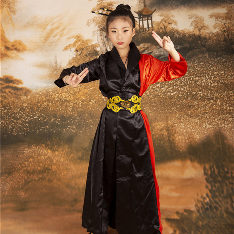 2020 children's photography clothing new photo studio theme ancient costume boys and girls Hanfu dance performance Hua Mulan costume