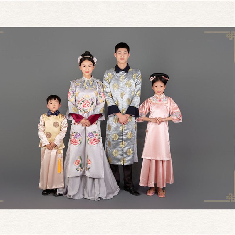 2020 new photo studio parent-child clothing children's photography clothing a family of four family portrait art photo photo clothing