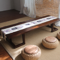 Tatami coffee table Elm low long table New Chinese Zen tea table Low table Bay Window coffee table Kang table Tatami table