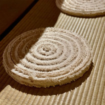 Yicai original B&B bohemian casual wabi-sabi cream style off-white tassel cushion chair cushion futon bay window cushion