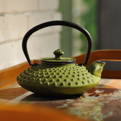 Zen retro Japanese Wabi-sabi tea ceremony homestay model room, high-temperature resistant cast iron pig iron teapot, iron teapot, tea cup and tea sets