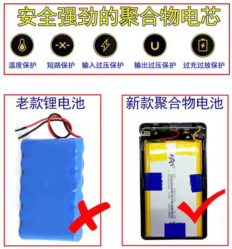 Điều hòa không khí quần áo 12V khối lượng không khí mạnh quạt không chổi than làm mát quần áo pin 22000mAh có quạt phụ kiện quần áo bộ quạt áo điều hòa