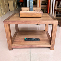 Black walnut color two-story amplifier rack amplifier vinyl hifi audio equipment remote control rack TV mortise and tenon structural frame