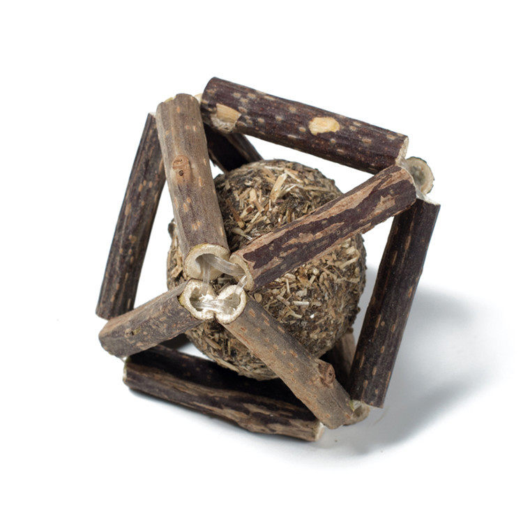 Cat mint qiu wan ju play ball hand-woven mu tian liao cat s 6*4 5cm