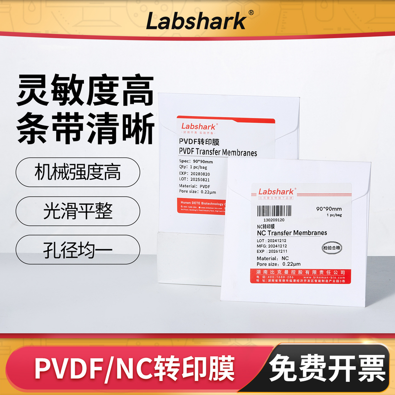 Labshark Transfer Film Pvdf Film Nc Film 0.22 0.45μm Protein Consumables Wb Immune Laboratory 90mm