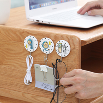 Kitchen wall stickers punch-free wall hanging wall load-bearing hook no trace back glue suction cup hook cartoon wall sticky hook