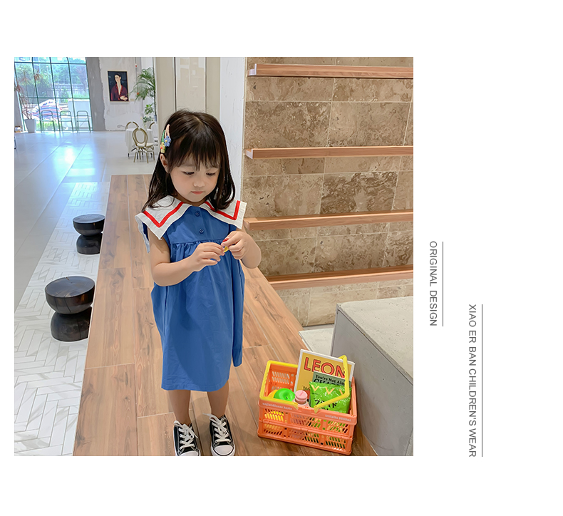 Váy bé gái 2019 hè mới Váy búp bê dễ thương cho bé gái Váy bé gái ngoại quốc phiên bản Hàn Quốc - Váy váy dài tay bé gái