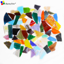 Diy mosaic mosaic painting Mica sheet Transparent translucent church Stained glass Mica sheet fragments Handmade material