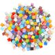 200g 1cm particle colored crystal glass mosaic collage creative art area handmade diy material