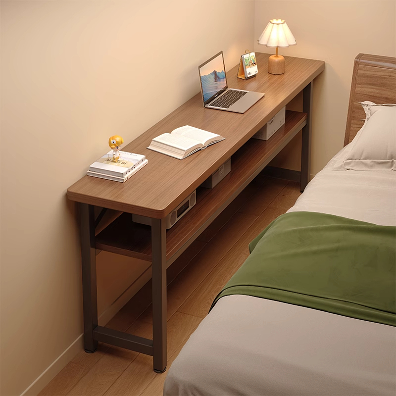 Narrow Desk for Bedroom, Home Use, Wall-Mounted Long Table, Student Study Desk, Simple Computer Desk, Work Desk, Bedside Table