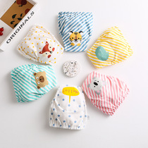 Toilet training pants female baby male baby underwear learning pants cotton washable summer children waterproof girl breathable