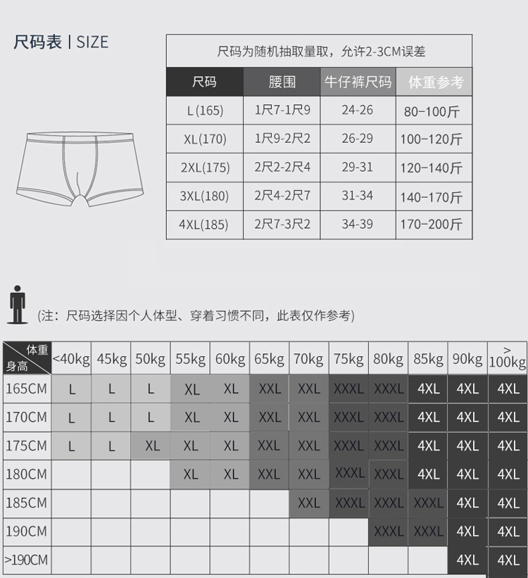 Của nam giới phương thức boxer tóm tắt cotton bốn chân quần đáy băng lụa lỏng thanh niên cotton boxer triều mùa hè