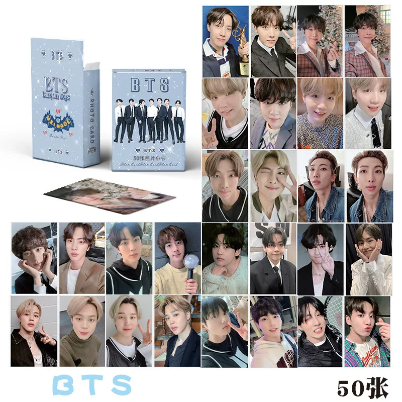 KPOP небольшая коллекция карточек порошковая чернила ve aespa gider