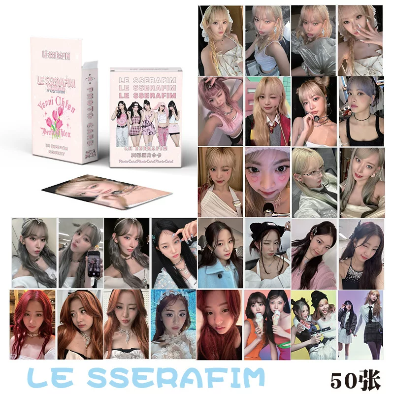 KPOP небольшая коллекция карточек порошковая чернила ve aespa gider