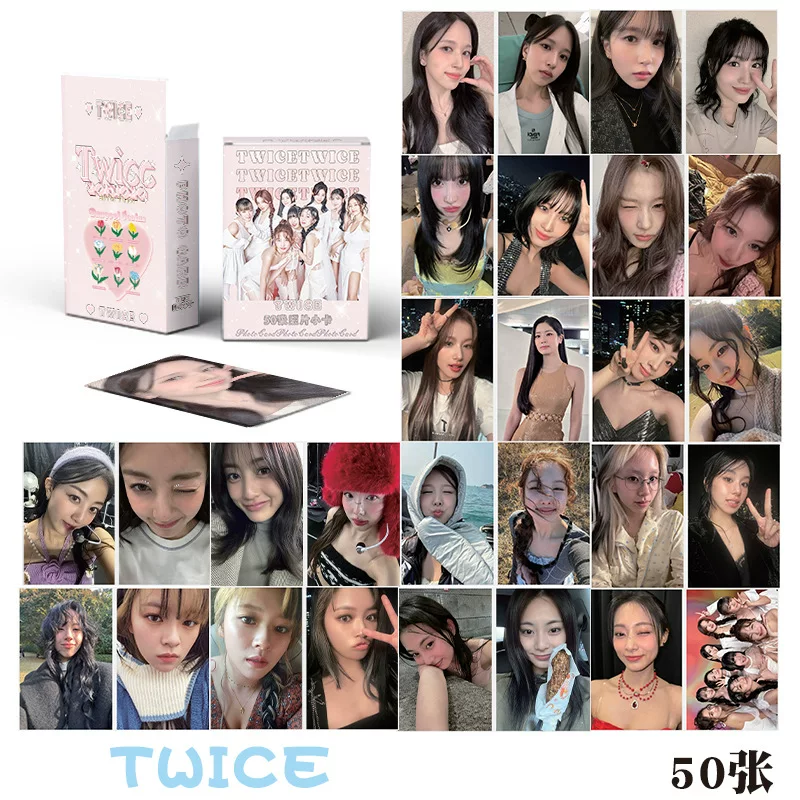 KPOP небольшая коллекция карточек порошковая чернила ve aespa gider