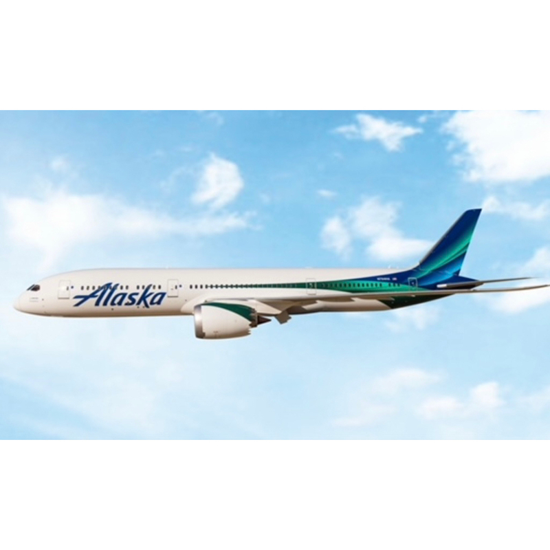 Pre-Phoenix 04686 1:400 Alaska Airlines B787-9 N784Ha