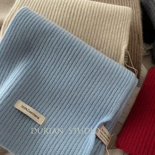 Cashmere Pure Cashmere Knitted Scarf for Women in Winter, White-Enhancing, Gift-Giving Neck Scarf, Unisex and Versatile