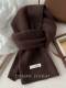 Cashmere pure cashmere knitted scarf women's winter whitening gift scarf unisex and versatile