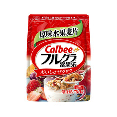 冲饮谷物 日本进口 calbee牌 水果麦片(即食谷物) 700g/袋
