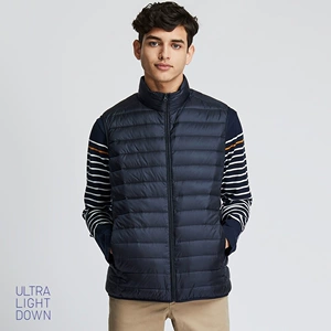 Мужской старший свет вниз жилет 419993 Uniqlo uniqlo