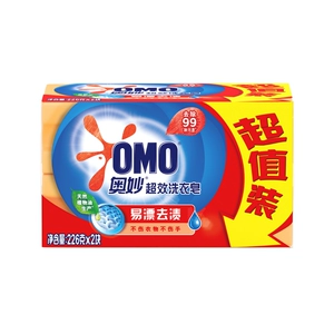 奥妙 OMO99 Суперэффективное мыло прачечная 226G*2/Группа