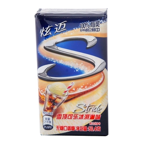 炫迈 Жевательная резинка без сахара Xueding Cola со вкусом мороженого, 50,4 г, импортирована из Таиланда.
