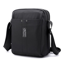 New mens and womens casual fashion shoulder bag lightweight trend messenger bag vertical sports hanging bag outdoor waterproof Korean version