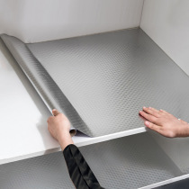 Japanese cabinet waterproof greaseproof sticker self-adhesive kitchen sink Refurbished Sticker Aluminum Foil Tinfoil thickened No-mark wall sticker