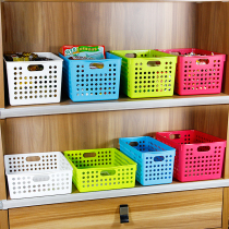 Toy storage basket desktop snack storage basket Japan imported inomata storage box plastic color storage basket