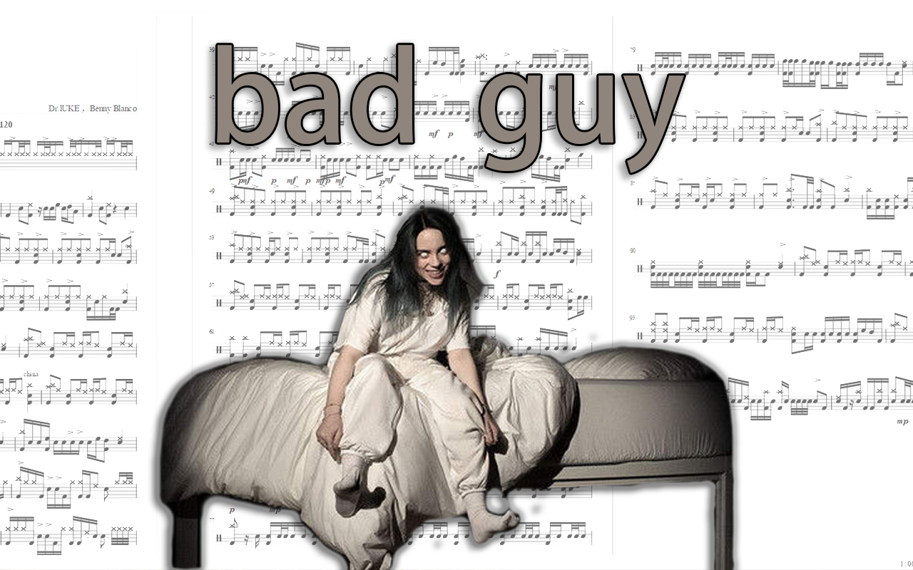 The drum spectrum: Bad Guy-BILLIE EILISH