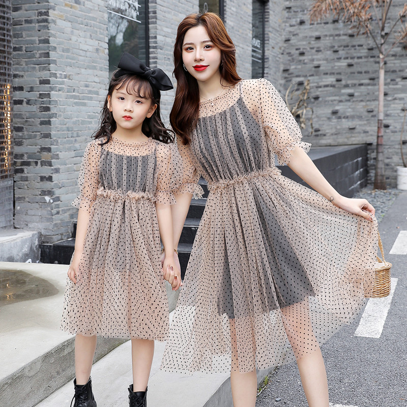 Fried Street pro-Dress Yarn Dresses Full Cotton Pendant With Dress 2022 New Chaoyang sends mother women's dress with summer clothing suit