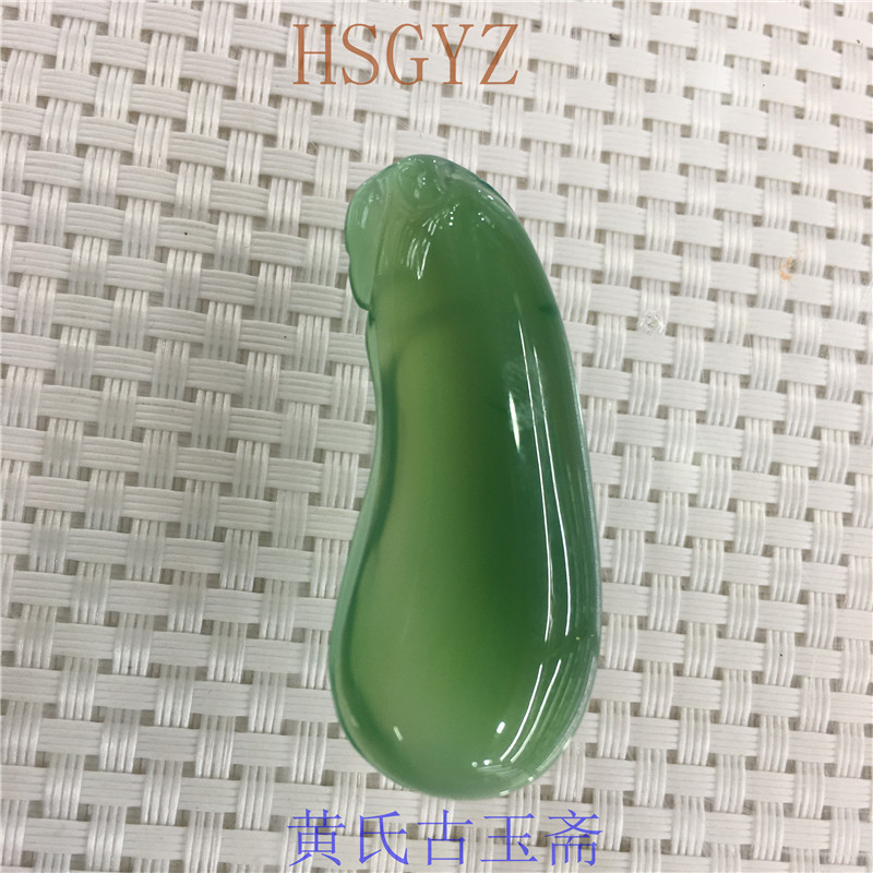 Imitation Yuan Ming exquisite products imitation ancient natural each color glass pure jing-bottom jade medullary carving melon and fruit pendant antique ancient play-Taobao