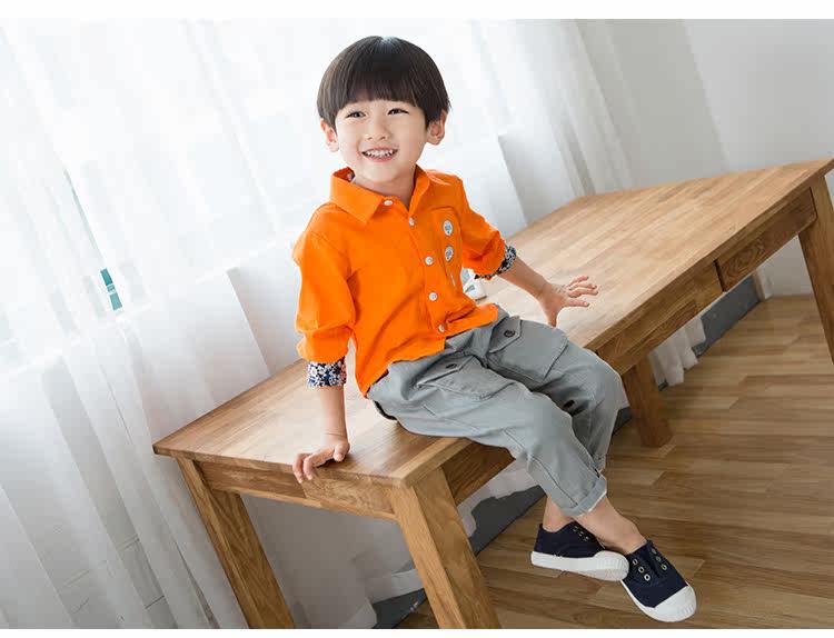 Chemise garcon à manche longue - Ref 2075866 Image 8