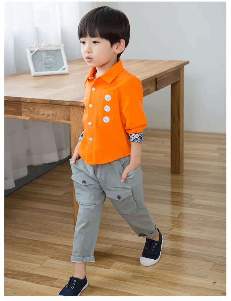 Chemise garcon à manche longue - Ref 2075866 Image 19