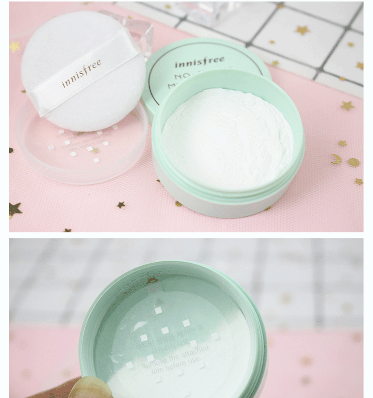 Hàn Quốc innisfree Phong cách Hyatt 吟 khoáng chất Bạc hà bột lỏng mật ong set phấn nền kiểm soát kem nền che khuyết điểm 5g - Quyền lực phấn phủ innisfree dạng bột