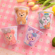 Cartoon cute Duffy bear painter cat Ballet rabbit Melamine resin cup mouthwash cup brushing cup