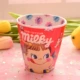 Fujiya Milk Girl Nhựa Melamine Cốc nhựa Bàn chải đánh răng Cốc nước Cốc nước súc miệng - Tách