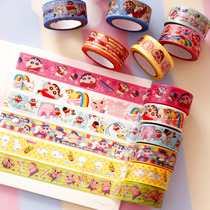 Super cute cartoon hand-torn paper tape Cute diy decorative stickers Sticker art tape paper single