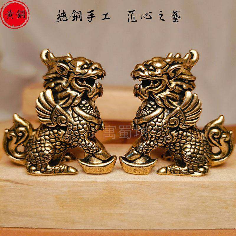 麒麟 茶寵 茶玩 茶道 置件 銅虫 鎮紙 文鎮 装飾品 工芸品 麒麟 茶寵 茶玩 茶道 置件 銅虫 鎮紙 文鎮 装飾品 工芸品