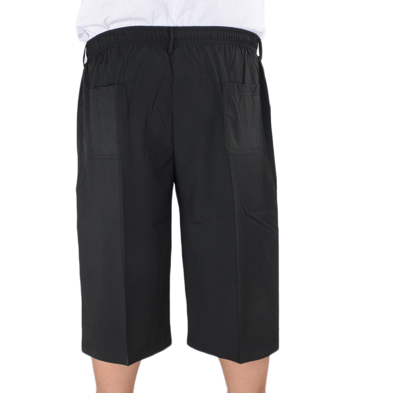 Mùa hè quần short nam 7 điểm thư viện mỏng rộng eo cao đàn hồi sâu quần bảy quần quần áo thể thao nam