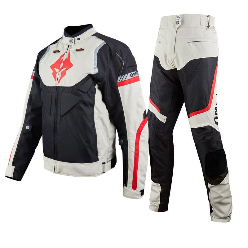 Motorcycle Riding Suit for Men, Winter Warm Racing Suit, Waterproof All-Season Motorcycle Suit for Women, Windproof Rider Anti-Fall Rally Suit
