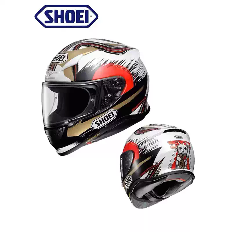 SHOEI Z7招財貓電源鍵機車安全帽男女通用防摔輕量化騎行全盔-淘寶