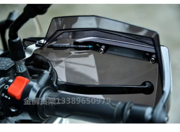 Xe máy tay bảo vệ che tay kính chắn gió phổ quát tay nắm bìa tay kính chắn gió tay bảo vệ tay nhẹ GW250 - Kính chắn gió trước xe gắn máy