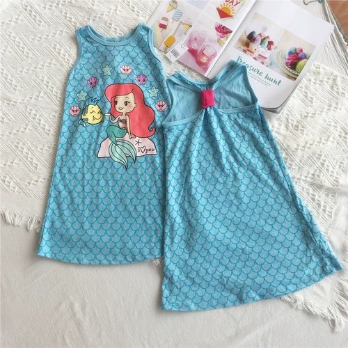 Милое комфортное платье без рукавов, 4-6 лет