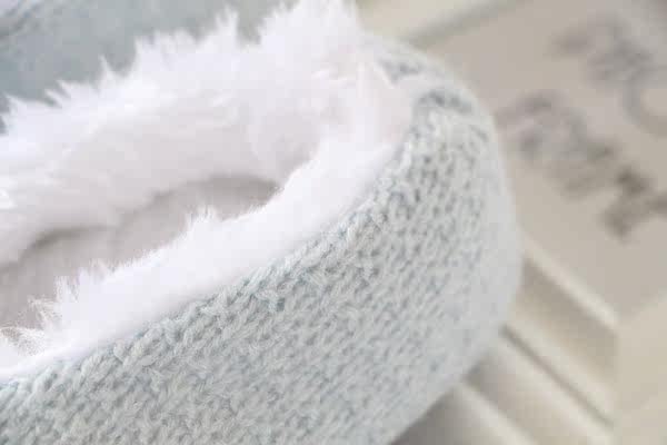 Pantoufles enfants en suède pour hiver - semelle autre - Ref 1007363 Image 18